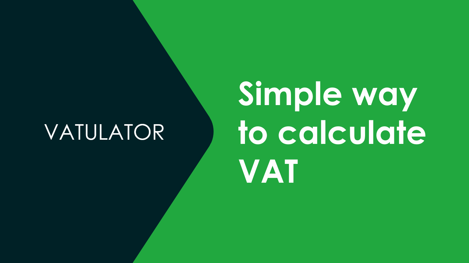 Working out VAT in Excel