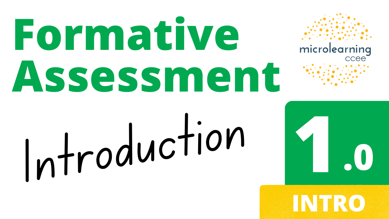 Formative Assessment 101 – Introduction