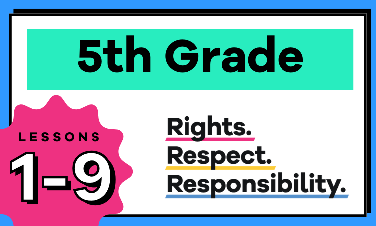 5th Grade Lesson Plans: Anatomy, Reproduction, Your Body, Your Rights
