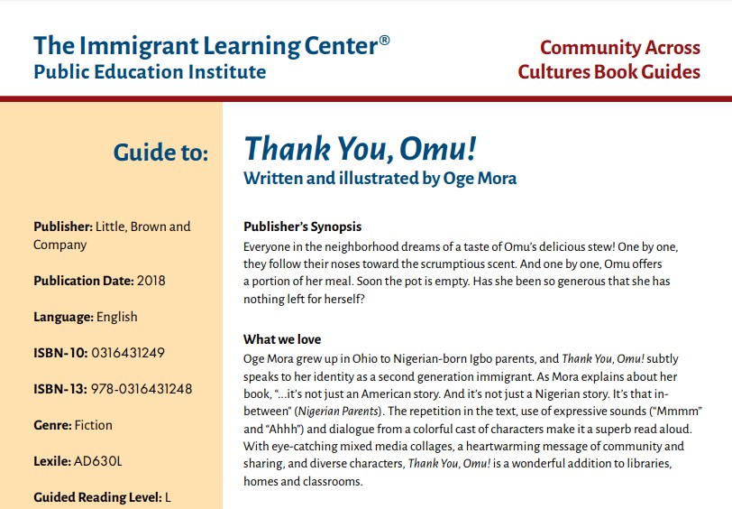 Book Guide: Thank You, Omu!