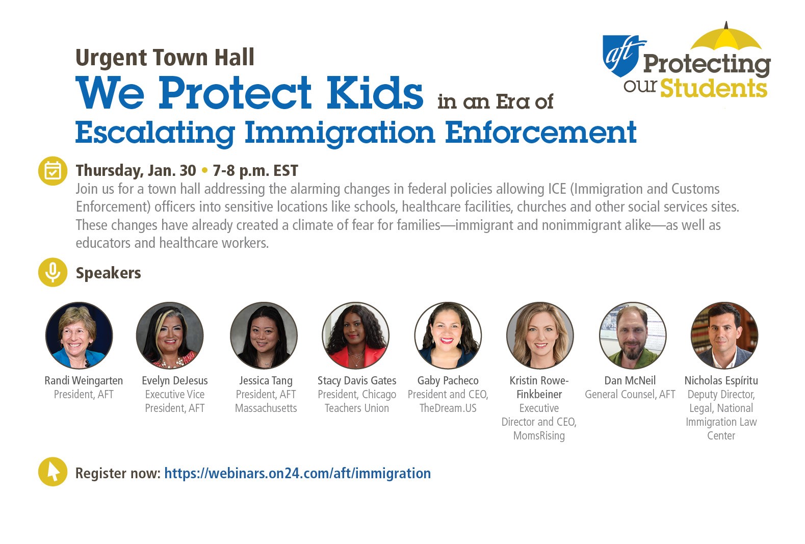 Urgent Town Hall: We Protect Kids in an Era of Escalating Immigration Enforcement