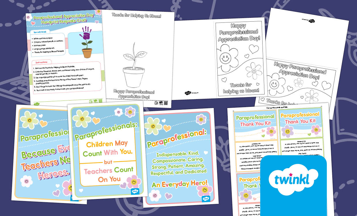 Paraprofessional Appreciation Celebration Bundle