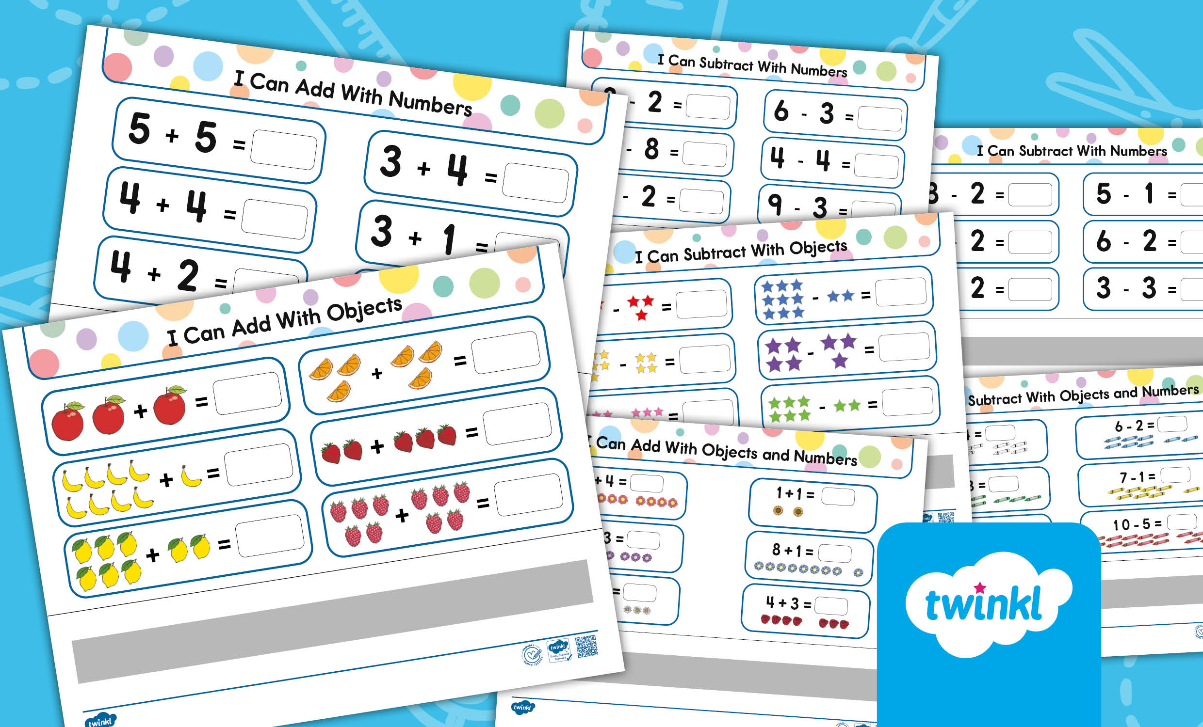 Addition and Subtraction Adapted Work Activities for Special Education
