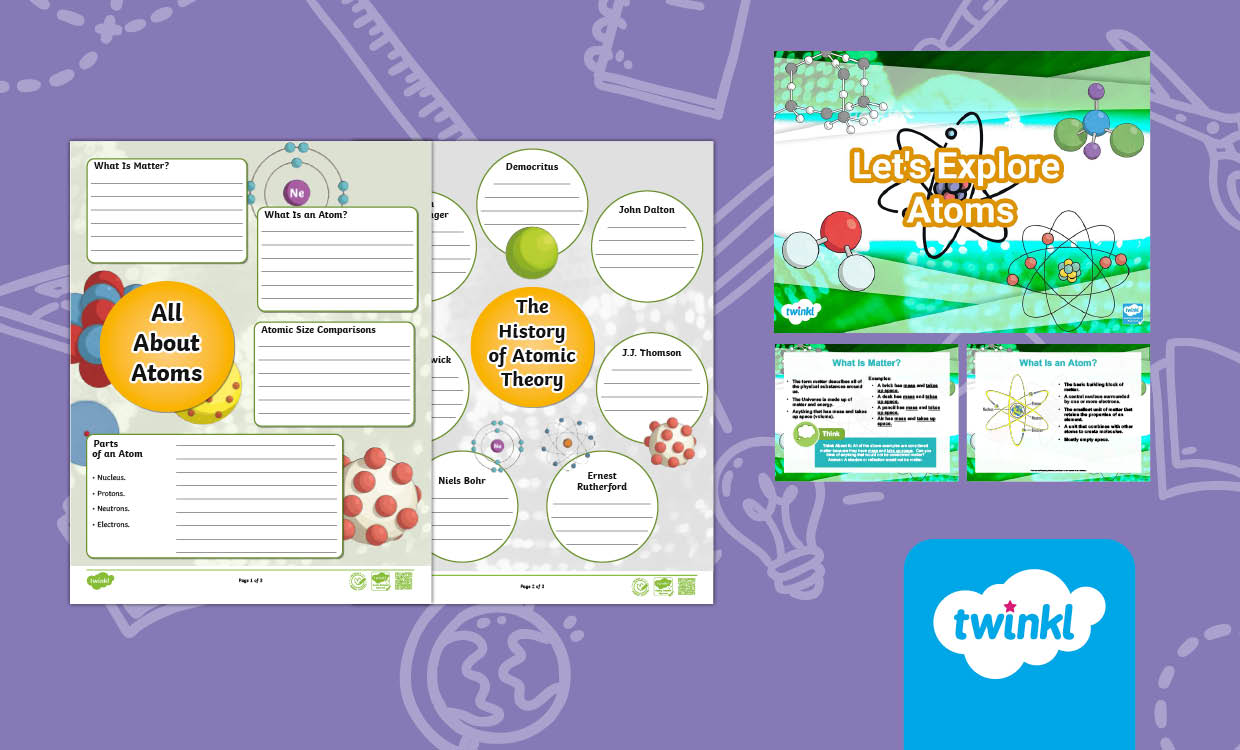 Exploring Atomic Structure – Middle School Science Resource Pack for 6th -8th Grade