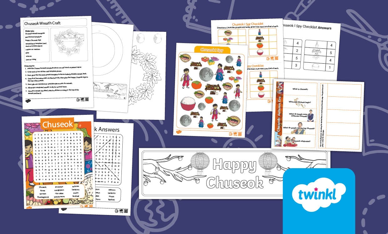 Chuseok Autumn Festival Lesson for K-2nd Grade