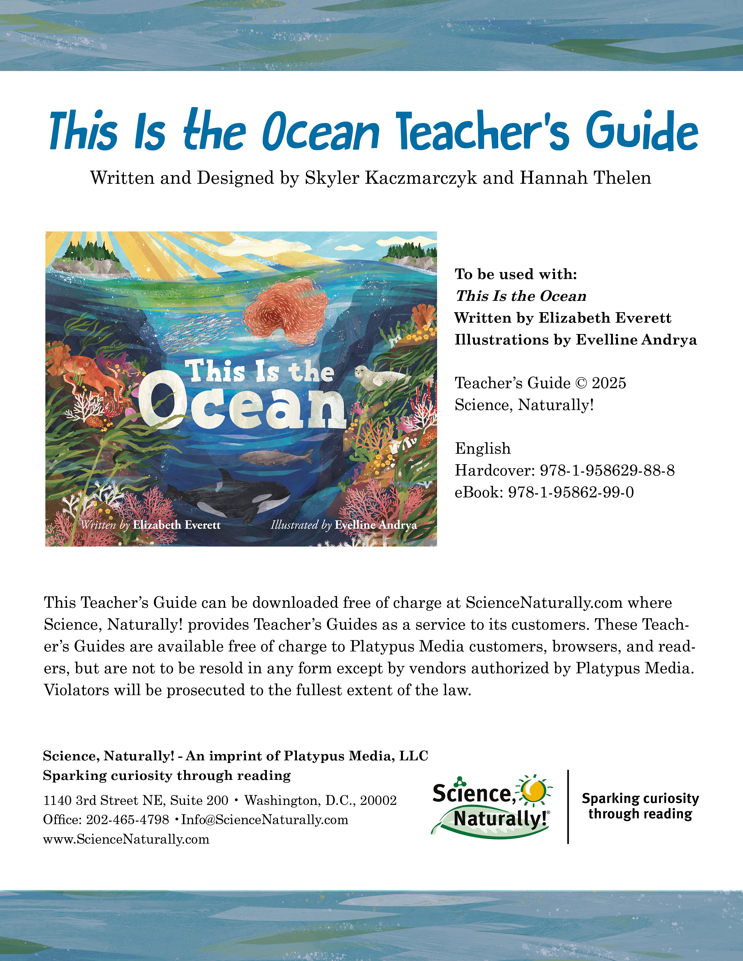 This Is the Ocean Teacher’s Guide
