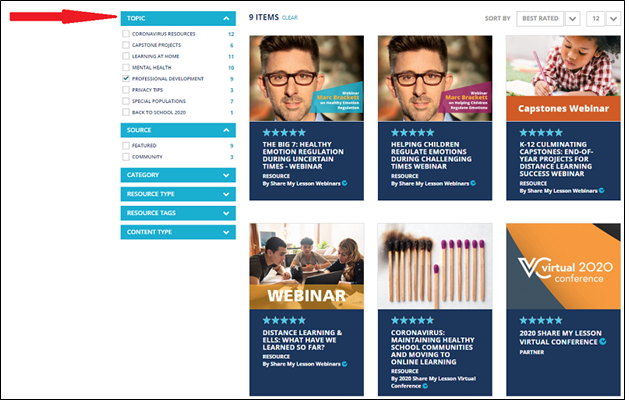 distance learning community filter tip