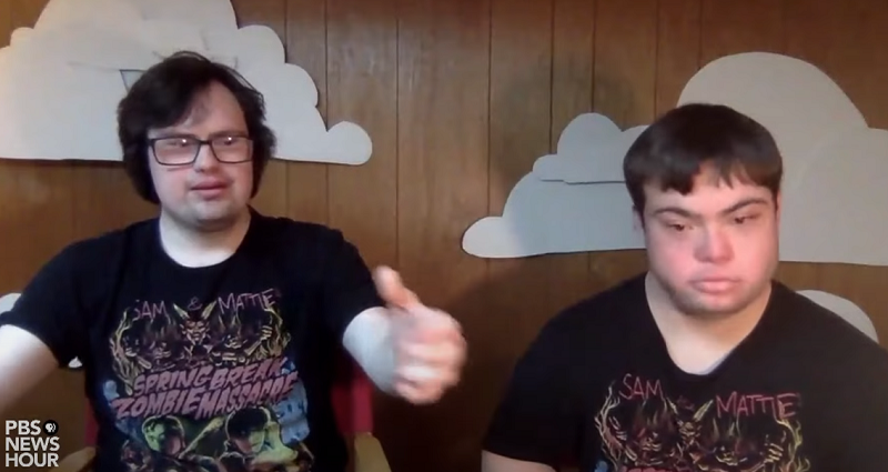 Two Young Filmmakers with Down Syndrome Discuss Their Dream Zombie Movie